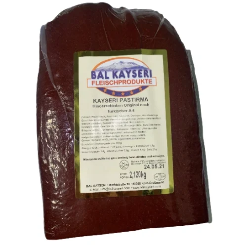 Balkayseri Kayseri Rinderschinken (Pastırma) – Ganzer Block – Bild 2