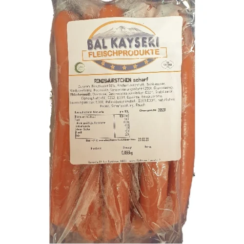 Balkayseri Rind- & Putenwürstchen (Karisik Sosis) – 850g – Bild 2